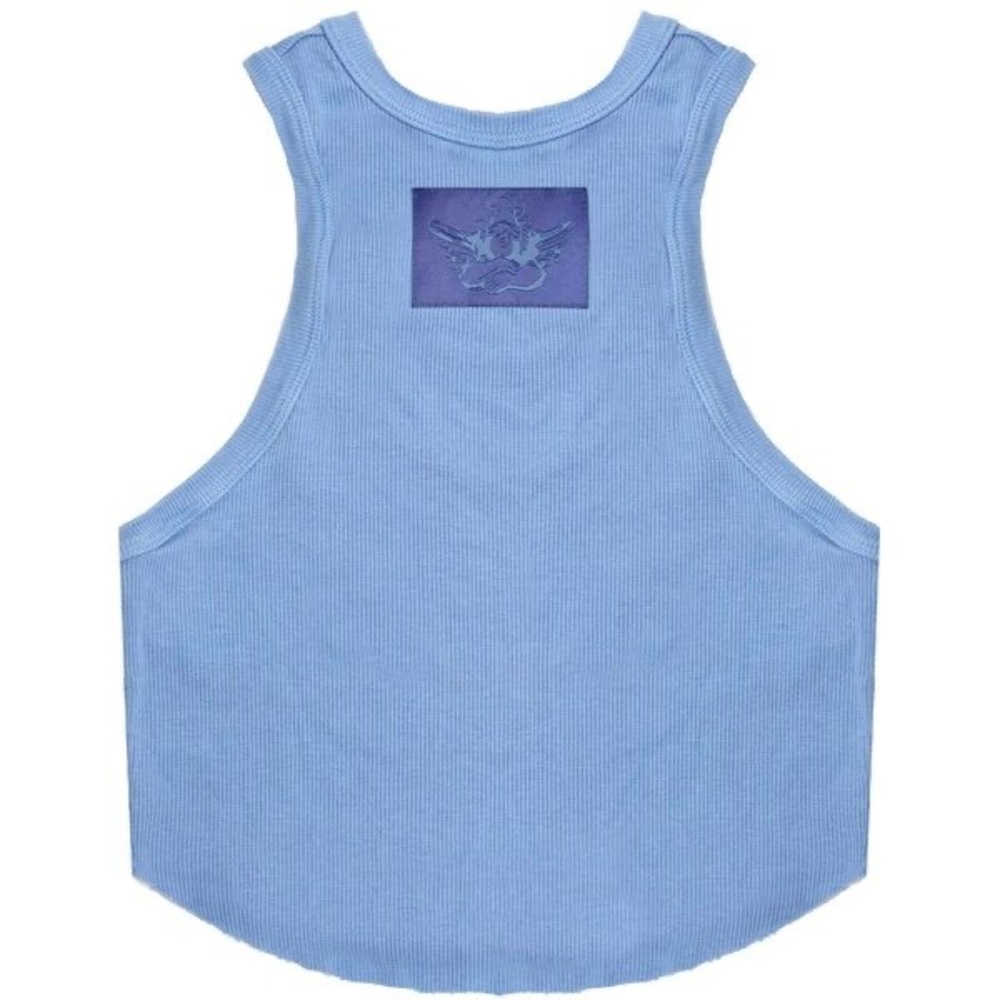 Boys lie Sea Tank in Blue